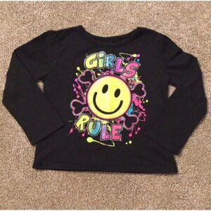 24M GUC Garanimals Black Happy Face Tee